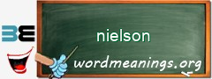 WordMeaning blackboard for nielson